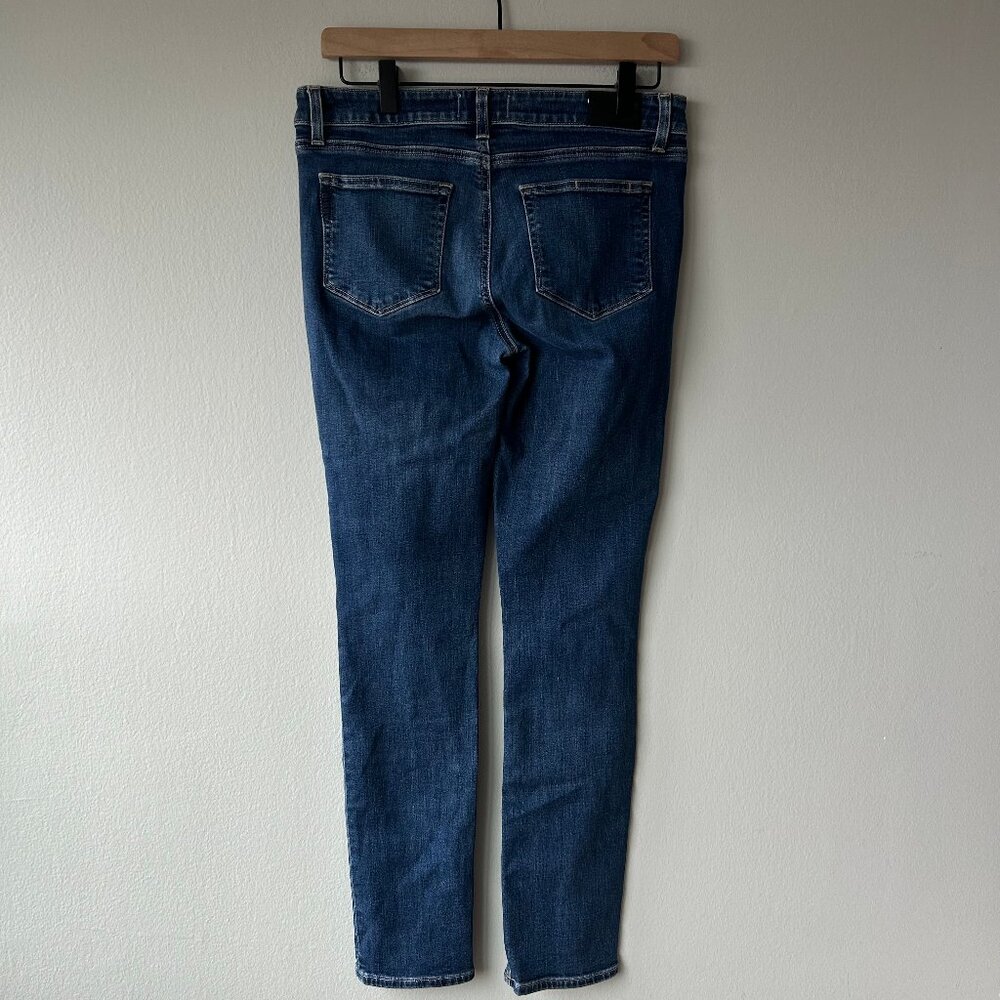 PAIGE Skyline Skinny Jeans Women 29 Mid Rise Medium Wash Stretch Denim - Picture 4 of 10